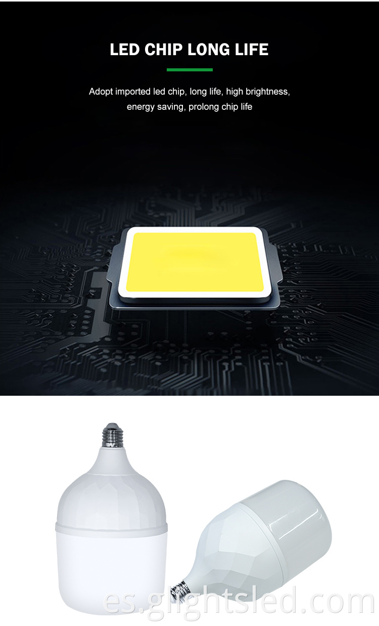 Nuevo producto G-Lights E27 B22 Interior Oficina Hogar 5 10 15 20 30 40 50 Lámpara de bombilla LED de 60 vatios